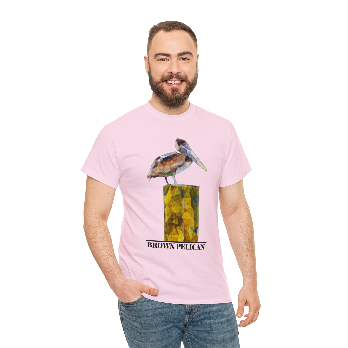 Brown Pelican Unisex Heavy Cotton Tee