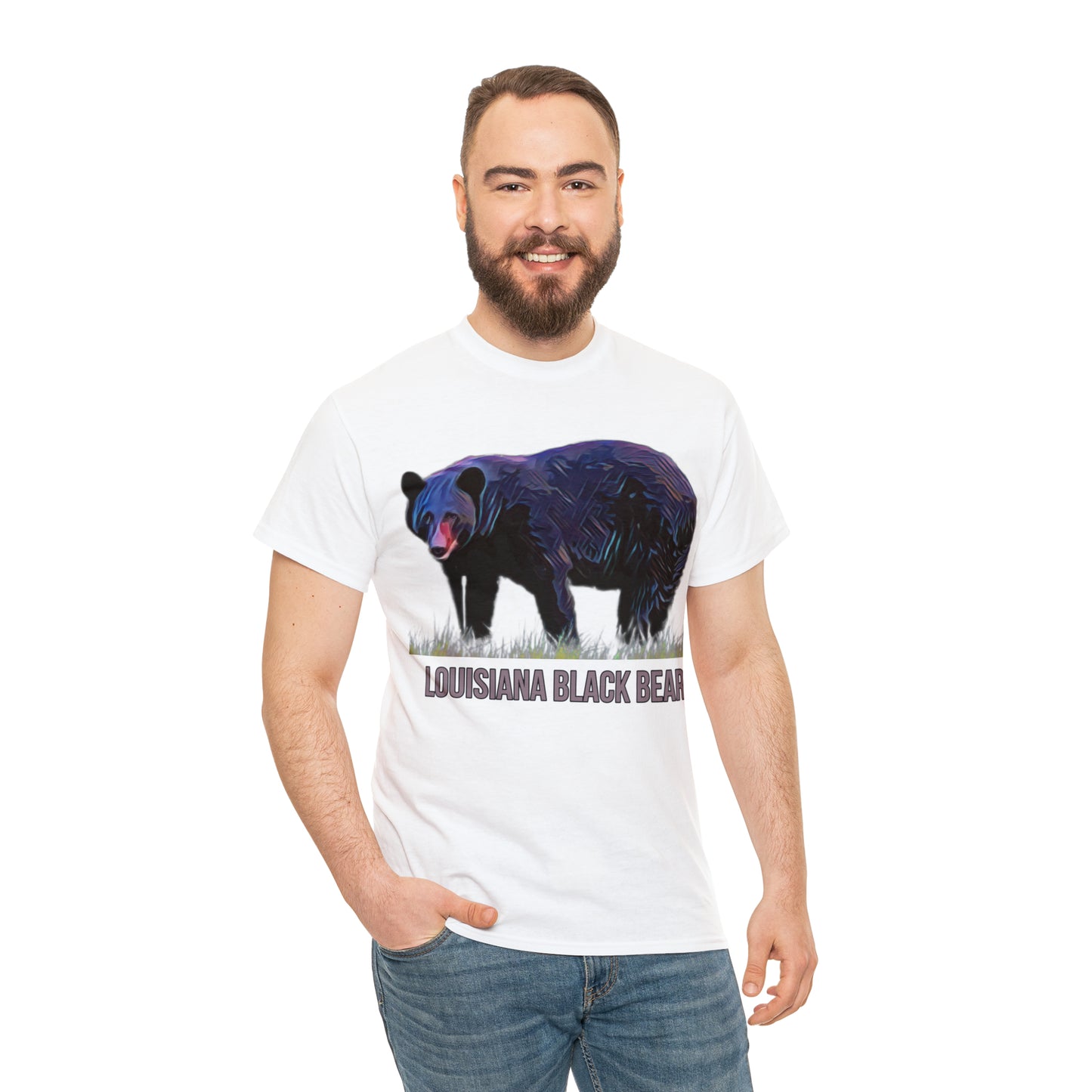 Louisiana Black Bear Unisex Heavy Cotton Tee