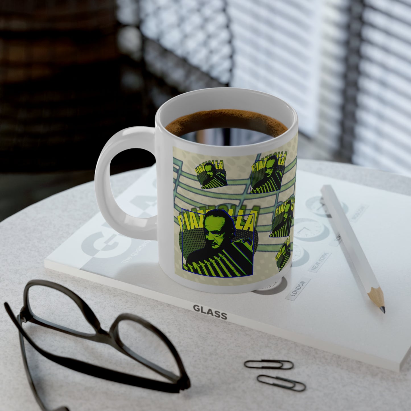 Piazzolla Jumbo Mug, 20oz