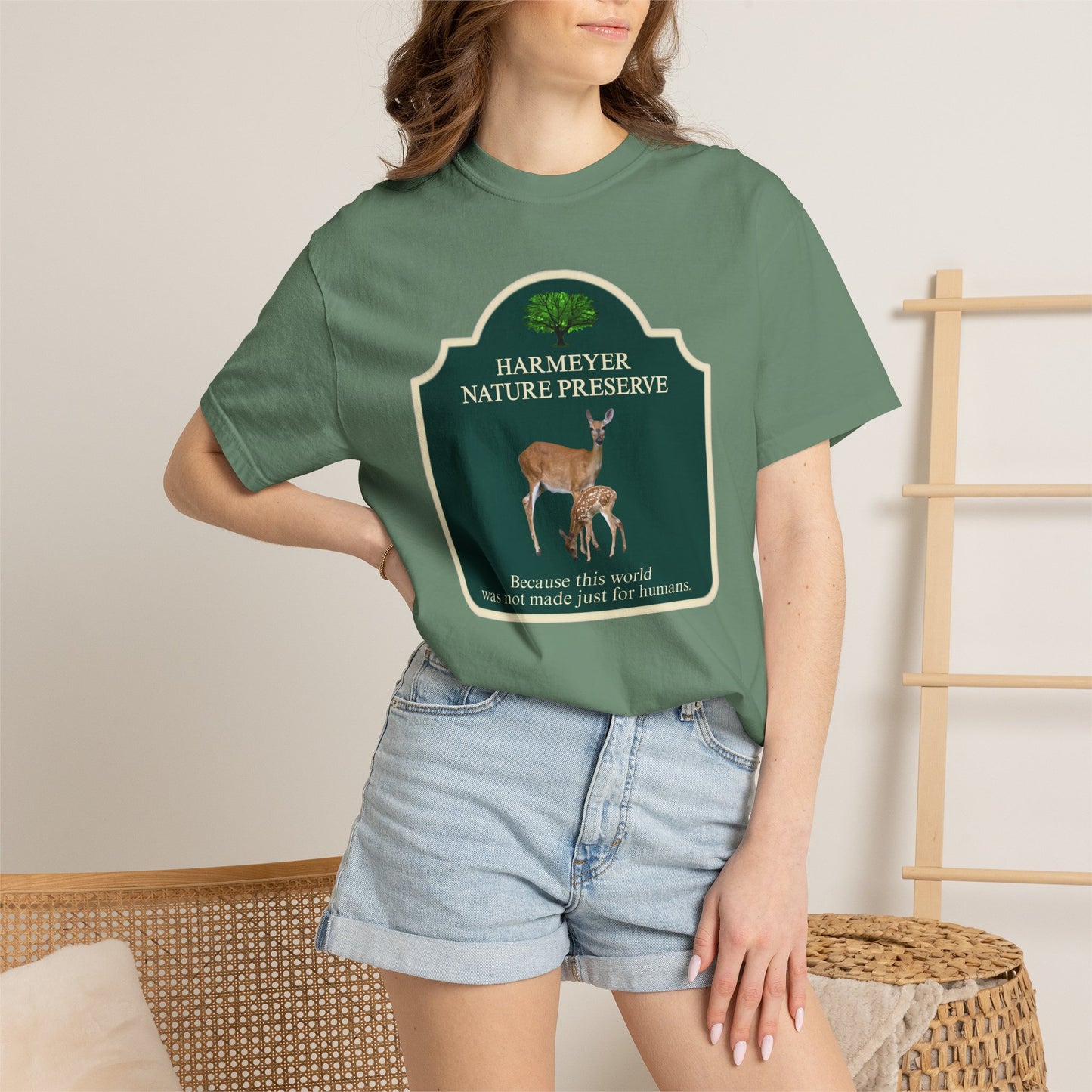 Harmeyer Nature Preserve "This World Wasn't Made Just For Humans" T-Shirt