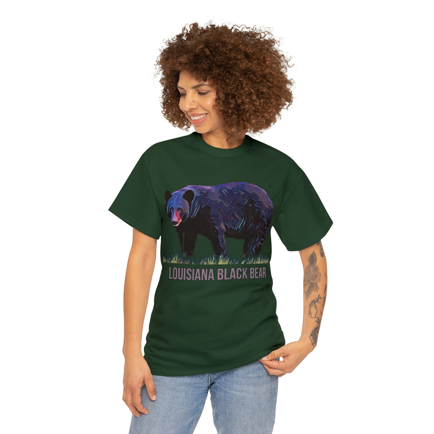 Louisiana Black Bear Unisex Heavy Cotton Tee