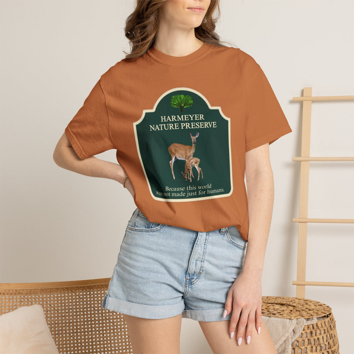 Harmeyer Nature Preserve "This World Wasn't Made Just For Humans" T-Shirt