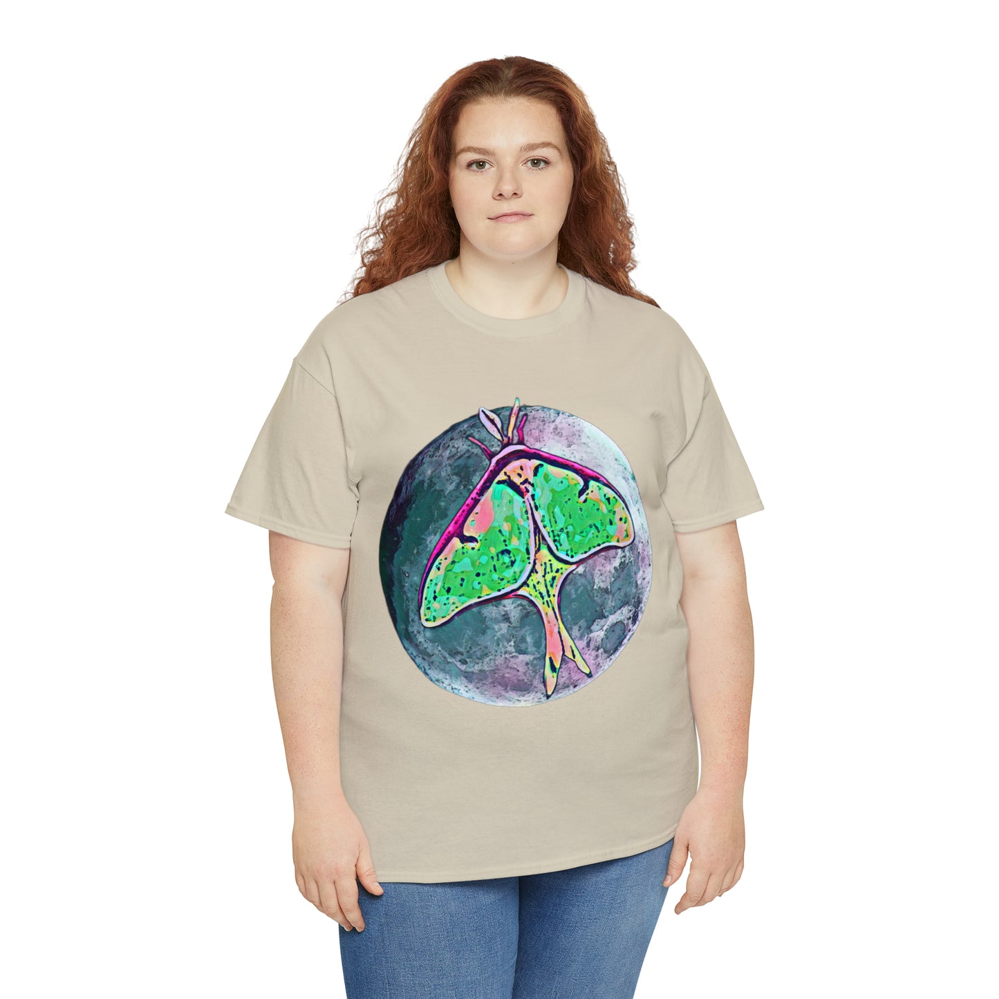 Luna Moth Unisex Heavy Cotton Tee