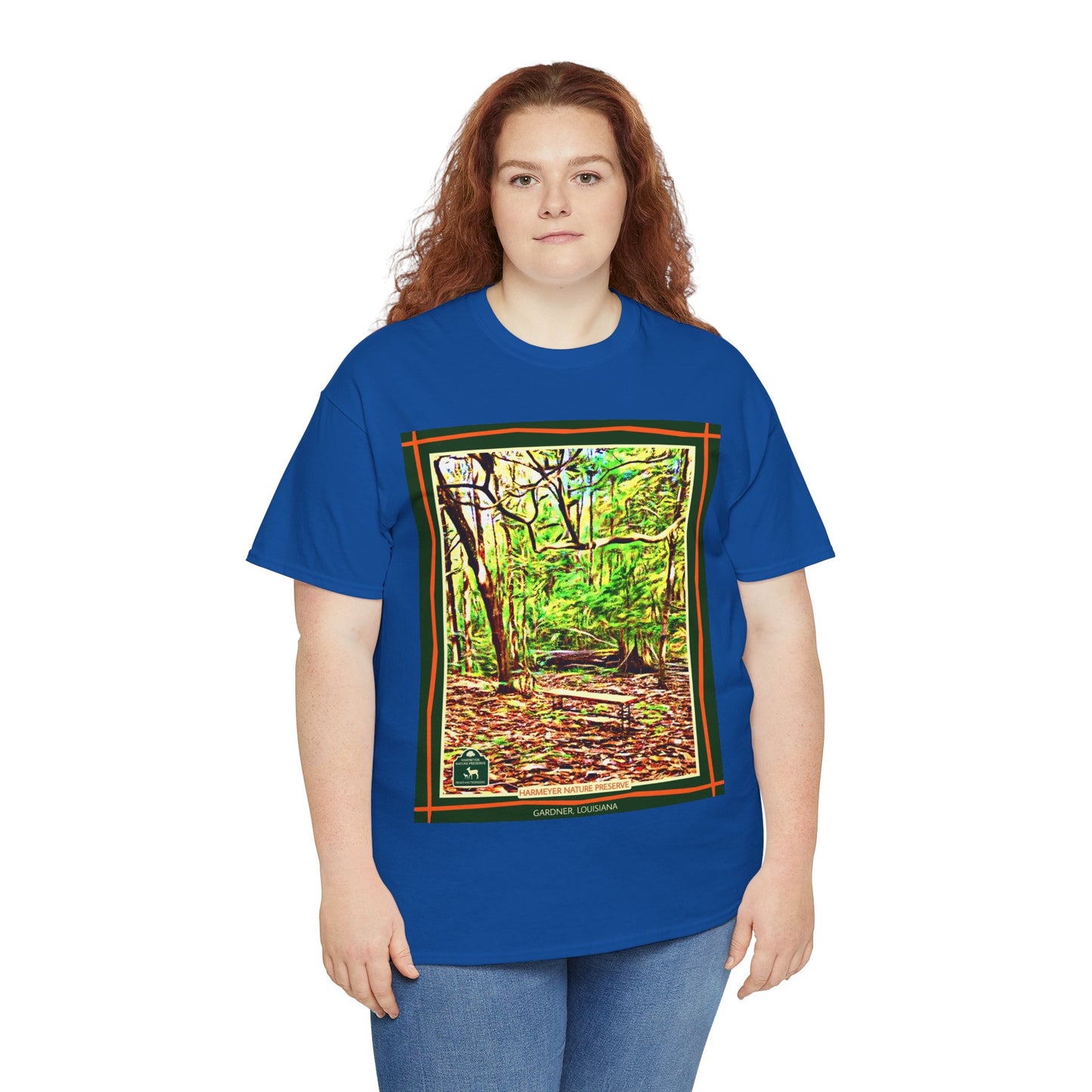 Harmeyer Nature Preserve Tee — Stylized Nature Park Graphic