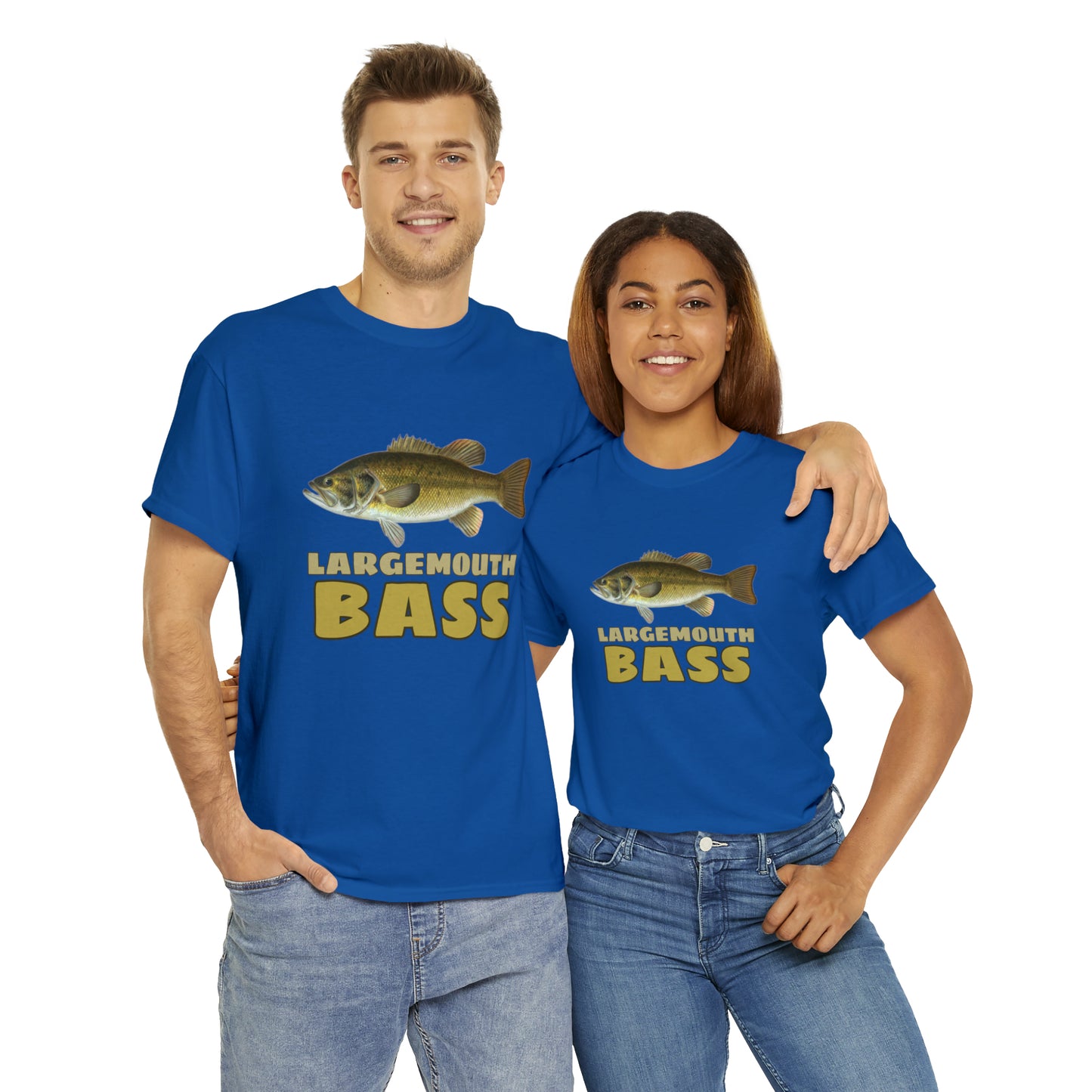 Largemouth Bass Unisex Heavy Cotton Tee