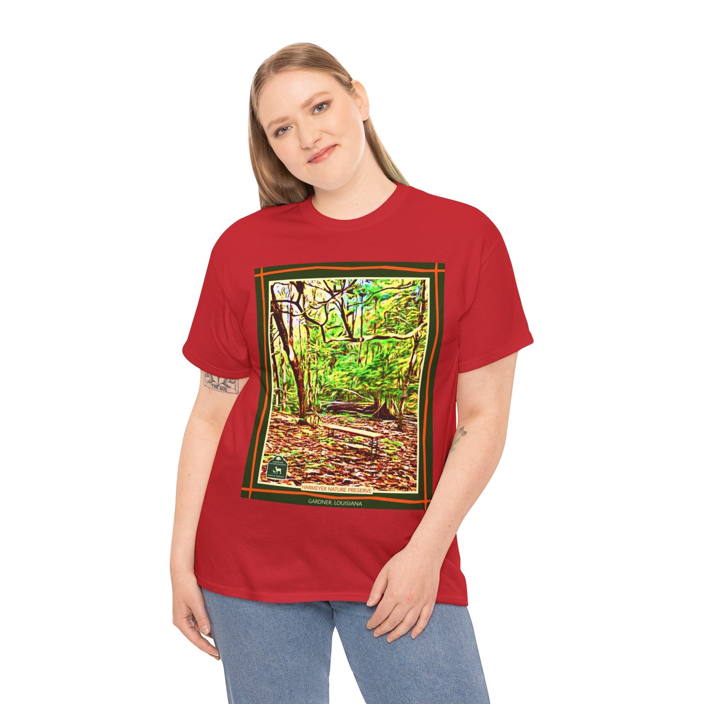 Harmeyer Nature Preserve Tee — Stylized Nature Park Graphic