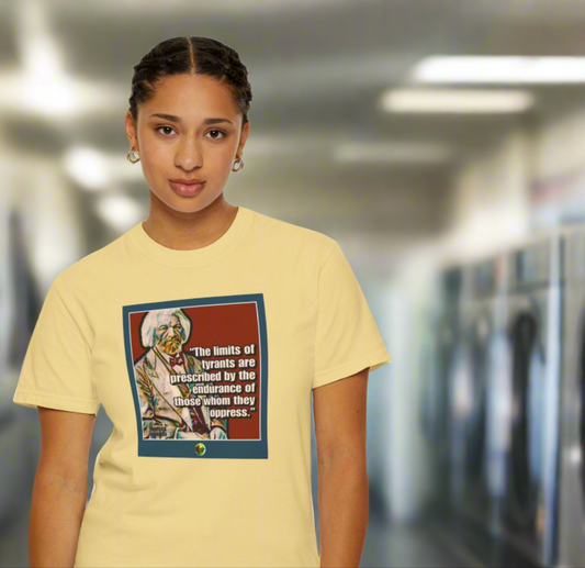 Frederick Douglass T-Shirt - Unisex Garment-Dyed Tee for Activists