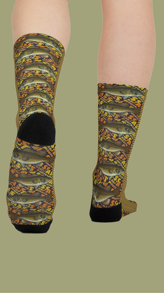 Largemouth Bass Crew Socks