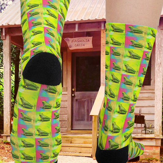 Tree Frogs Crew Socks