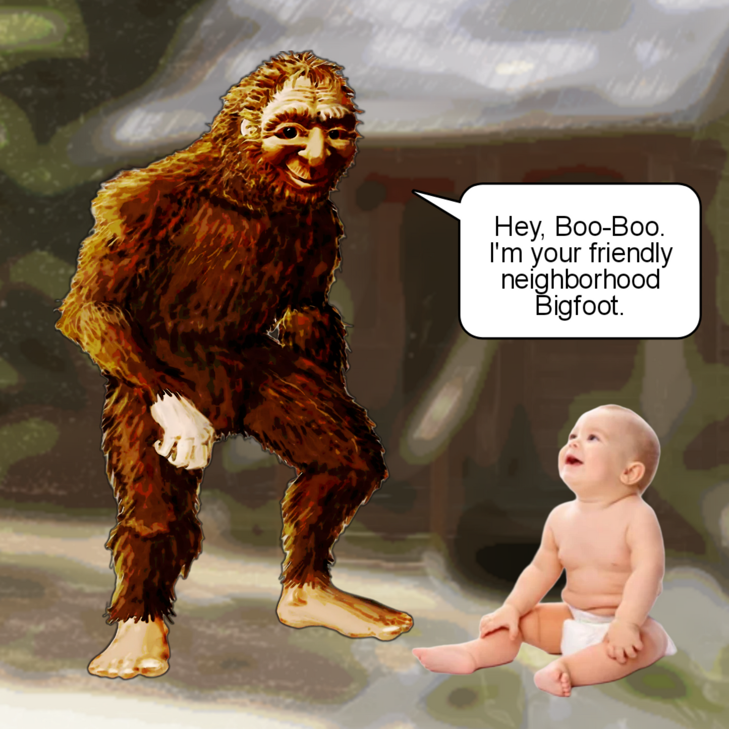 Bigfoot Infant Bodysuit – Adorable & Fun Baby Outfit with Playful Design