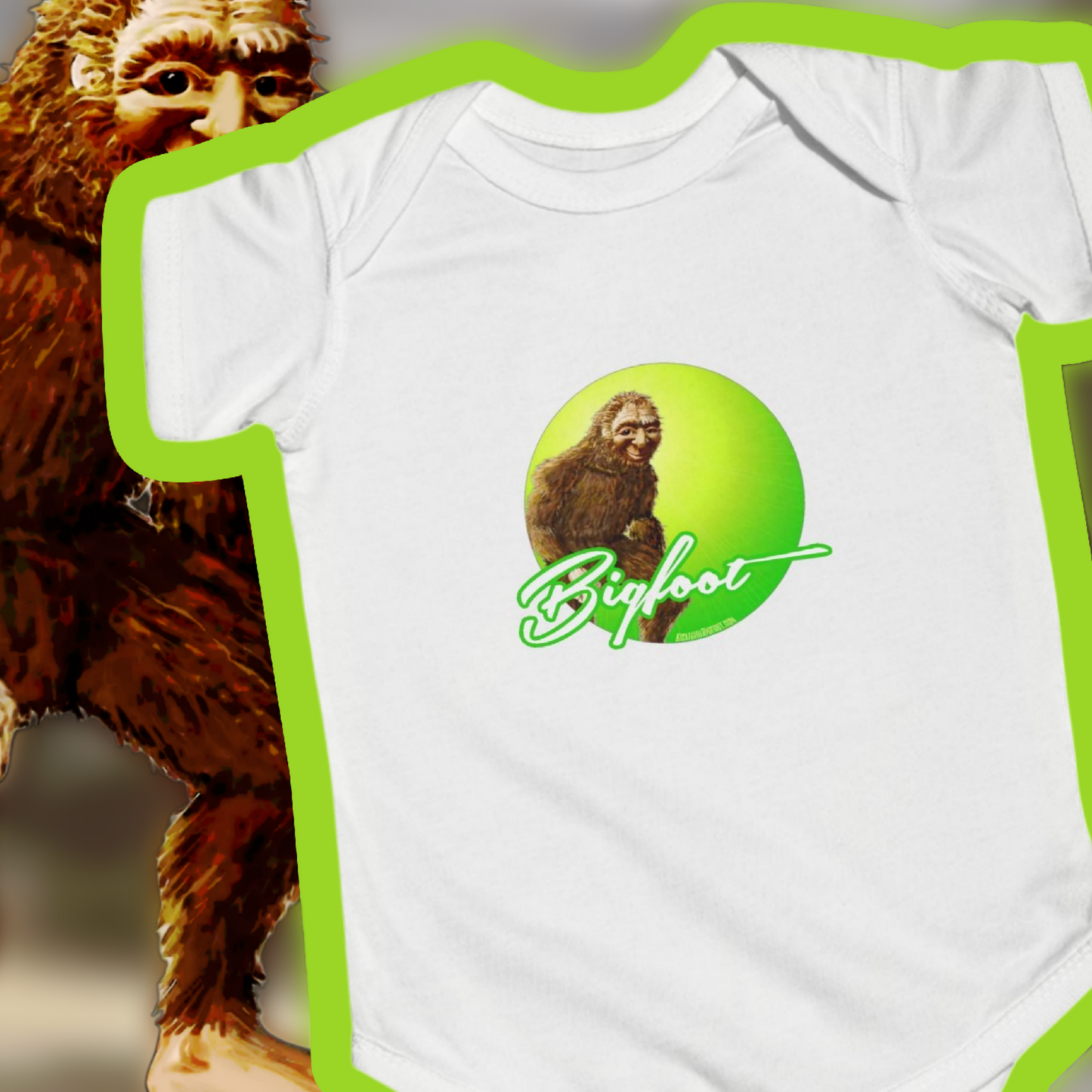 Bigfoot Infant Bodysuit – Adorable & Fun Baby Outfit with Playful Design