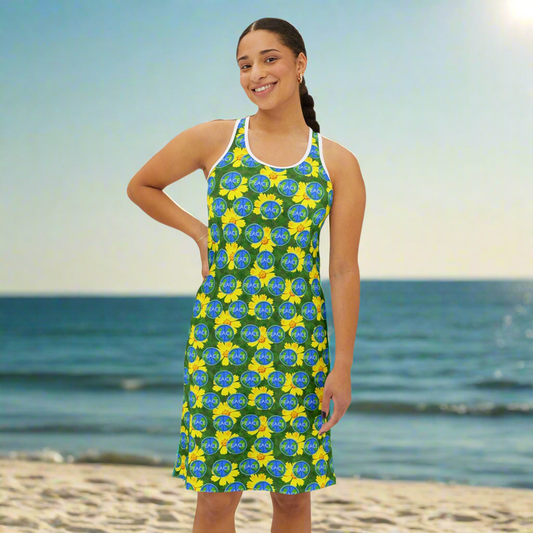 Peace on Earth Women's Racerback Dress