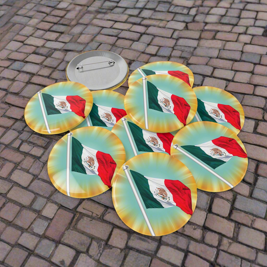 Mexican Pride Buttons