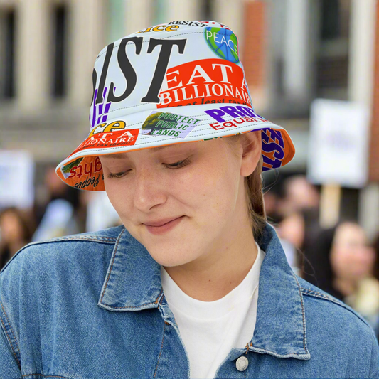PROTESTER Bucket Hat BLUE