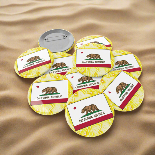 California Republic Buttons