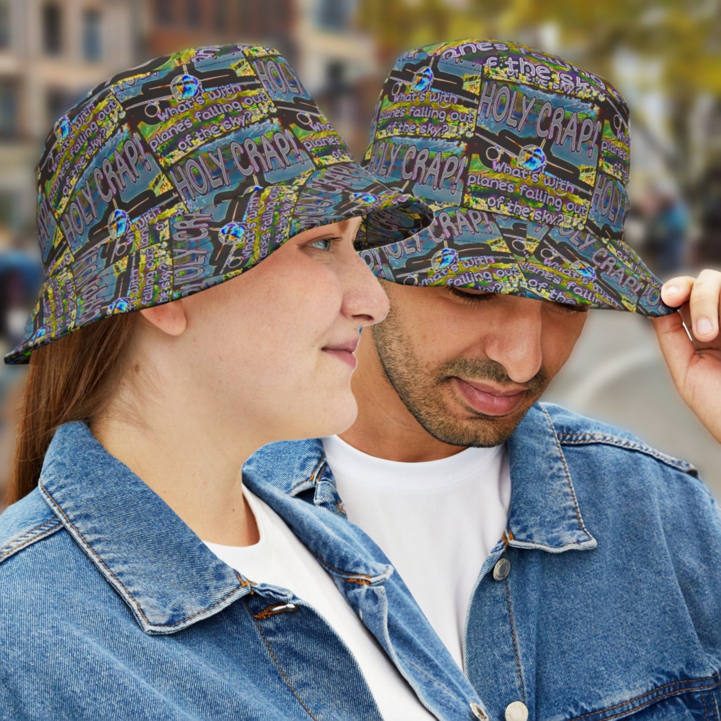 Falling Planes Bucket Hat