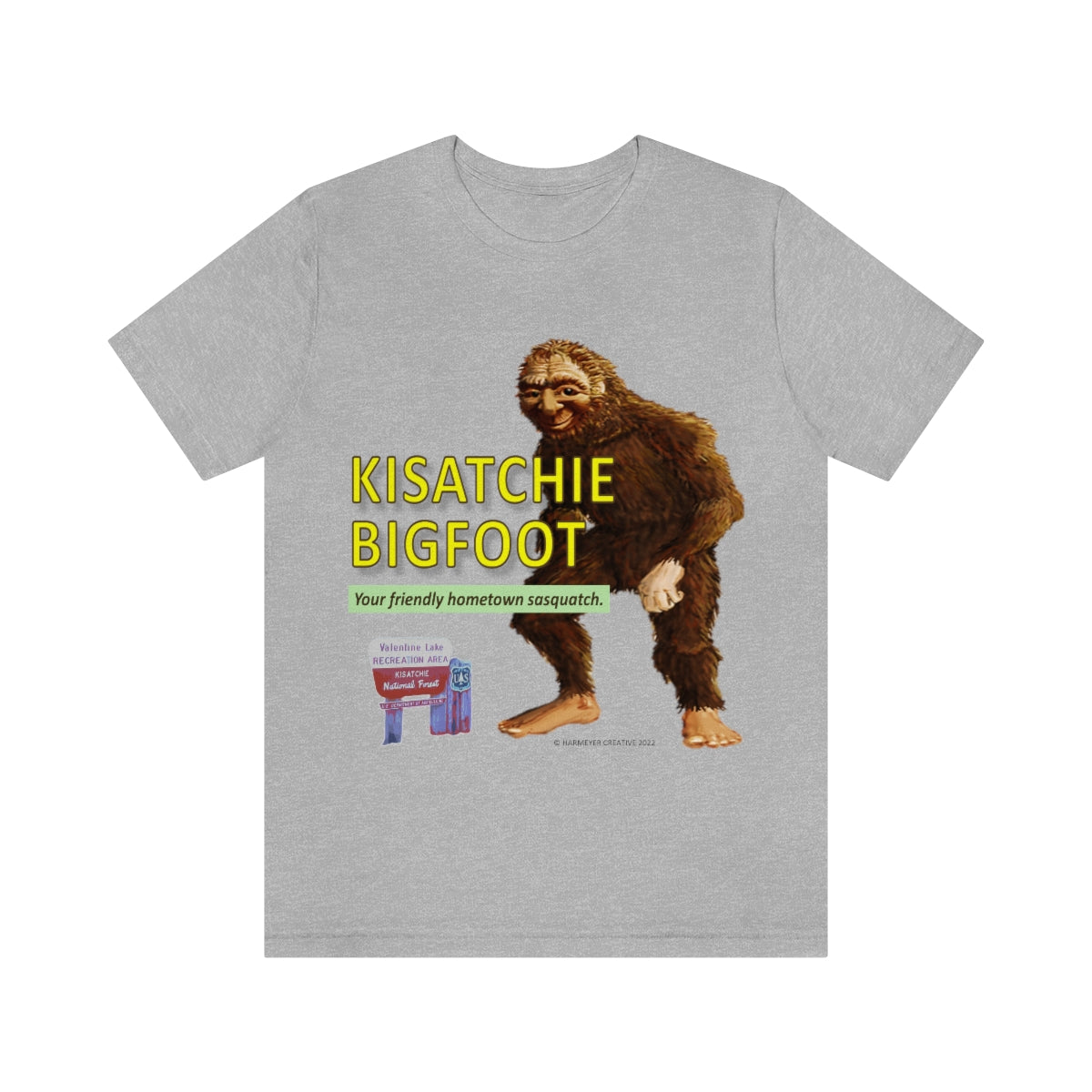 Unisex Kisatchie Bigfoot Jersey Tee