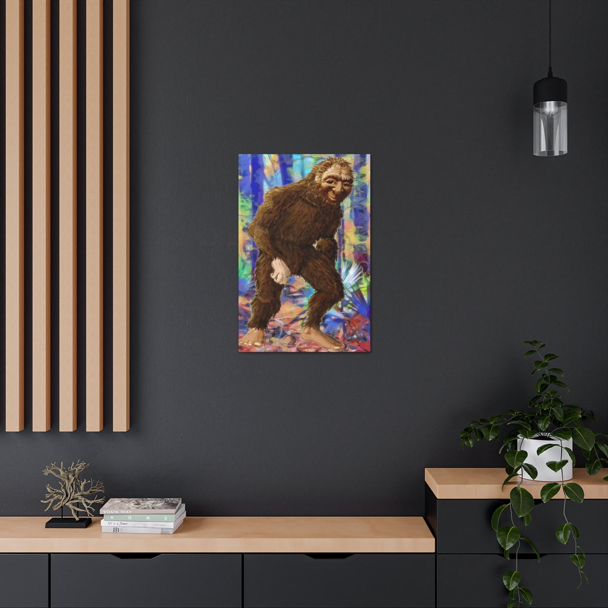 Vertical Kisatchie Bigfoot Canvas