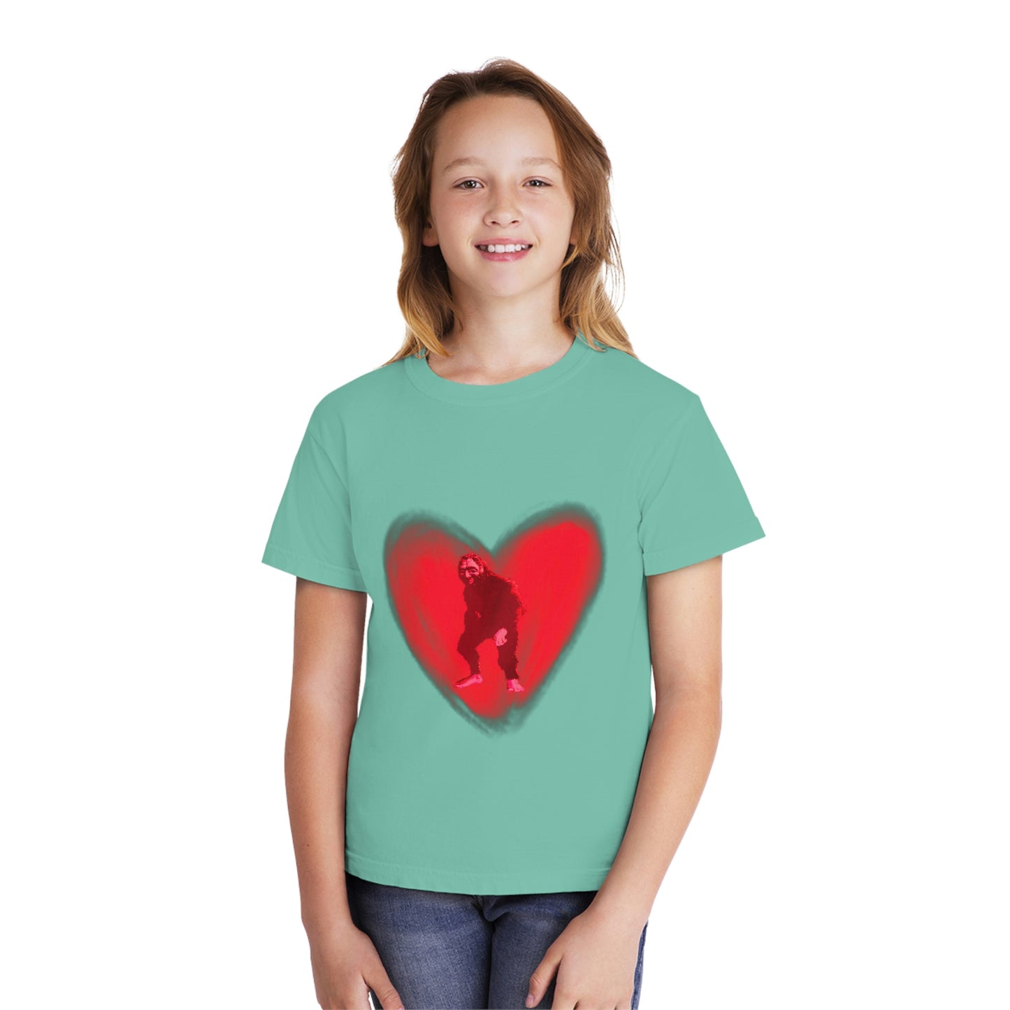 Youth Bigfoot in My Heart Tee