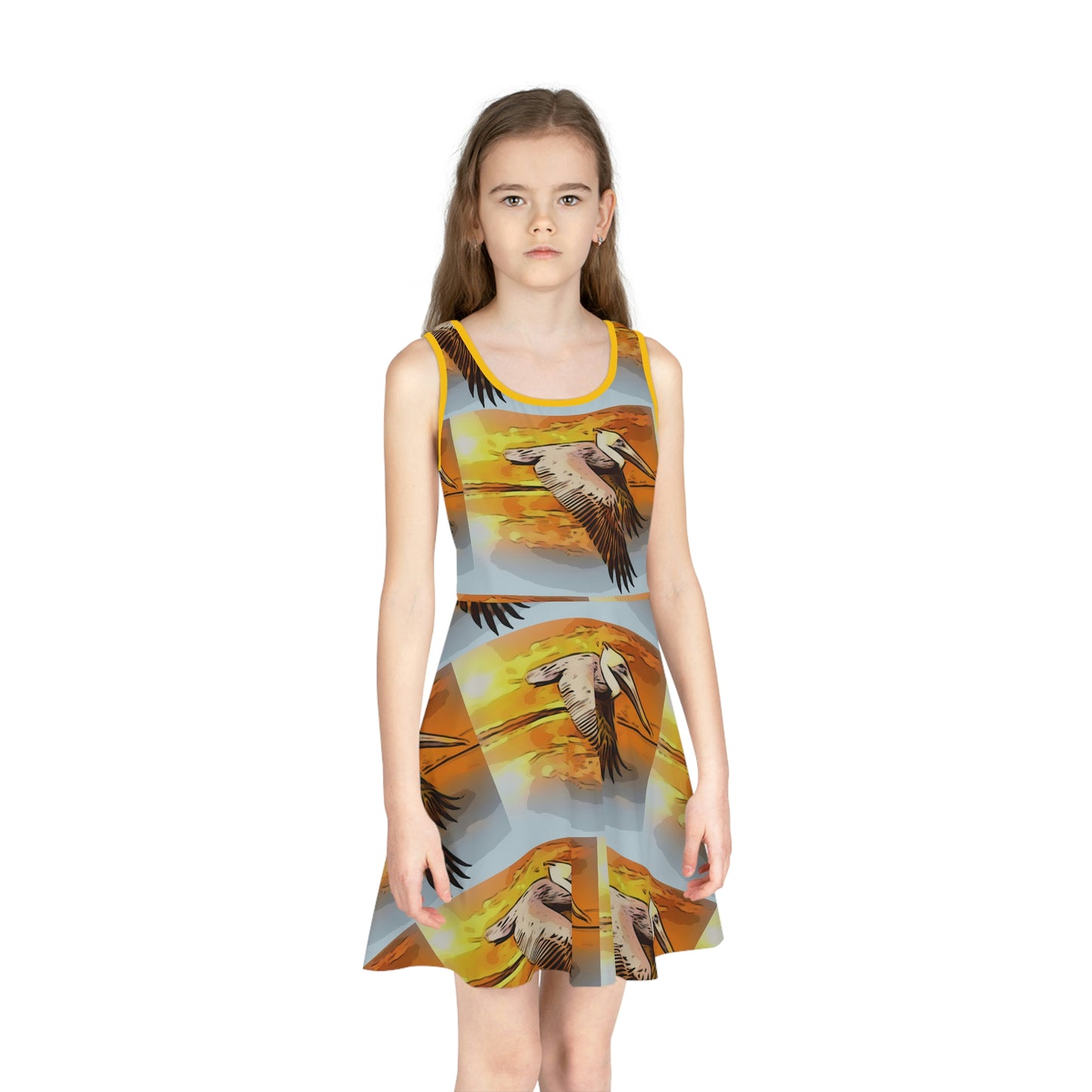 Louisiana Pelican Girls' Sundress