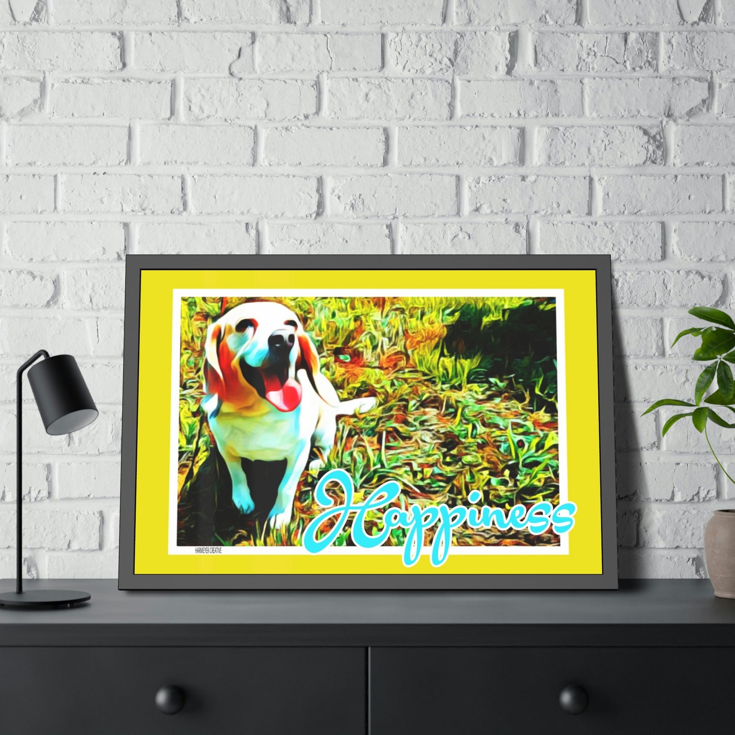 Framed Happiness Print