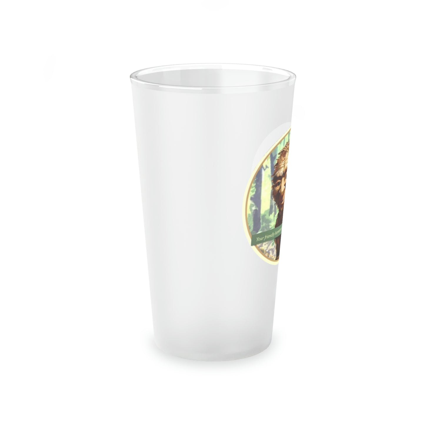 Kisatchie Bigfoot Frosted Pint Glass, 16oz