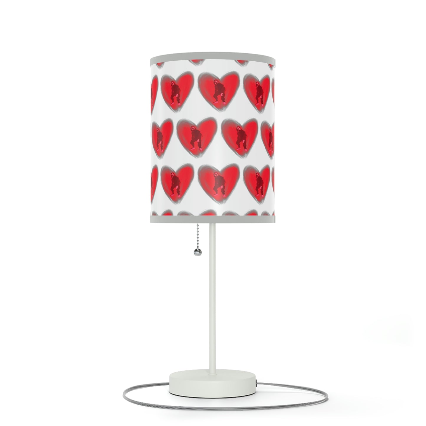 Bigfoot in My Heart Lamp on a Stand