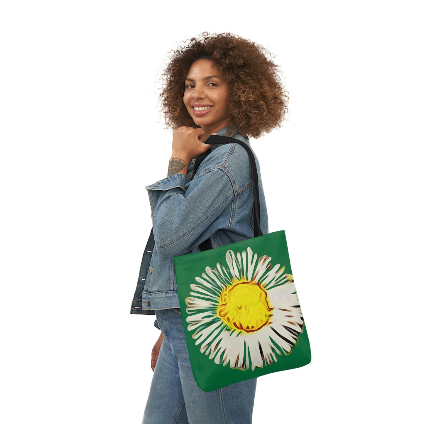 Kisatchie Wildflower Polyester Canvas Tote Bag