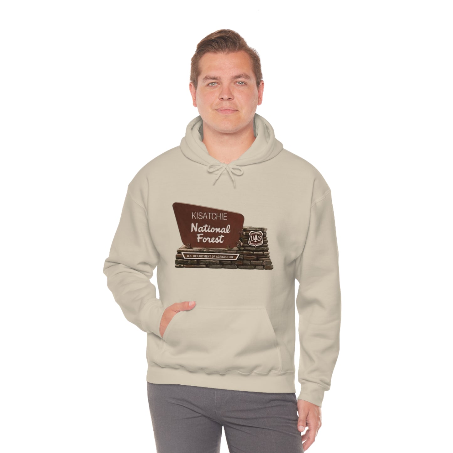 Unisex KNF Kisatchie Script Hoodie