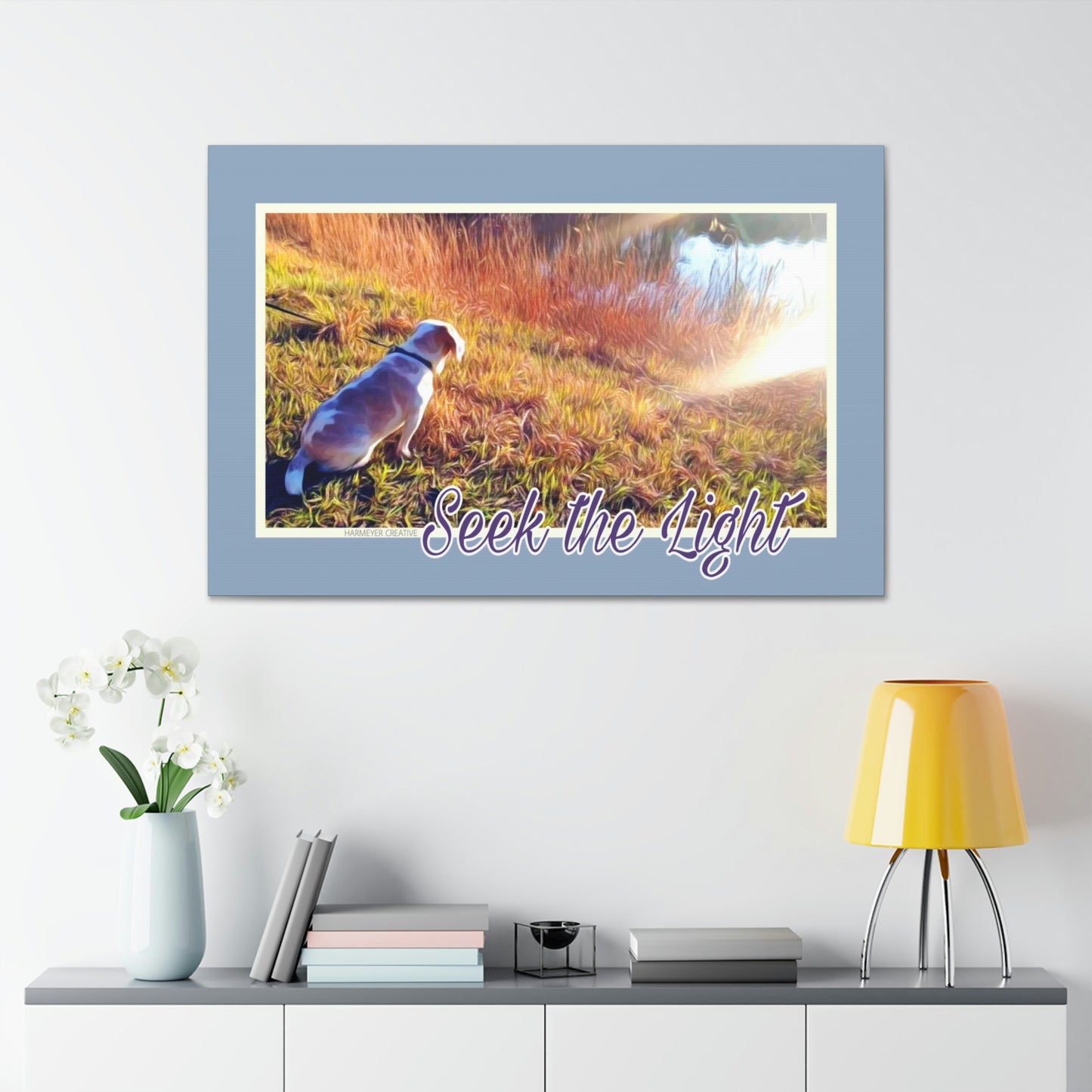 Good Dog "Seek the Light" Canvas Gallery Wraps