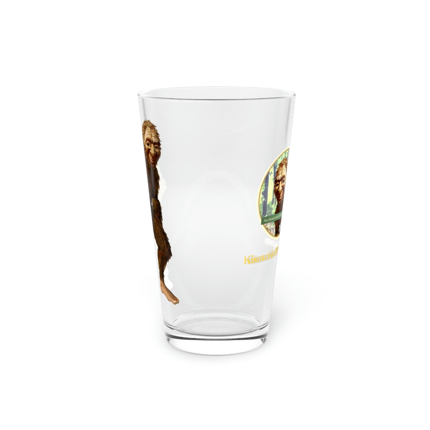 Kisatchie Bigfoot Clear Pint Glass