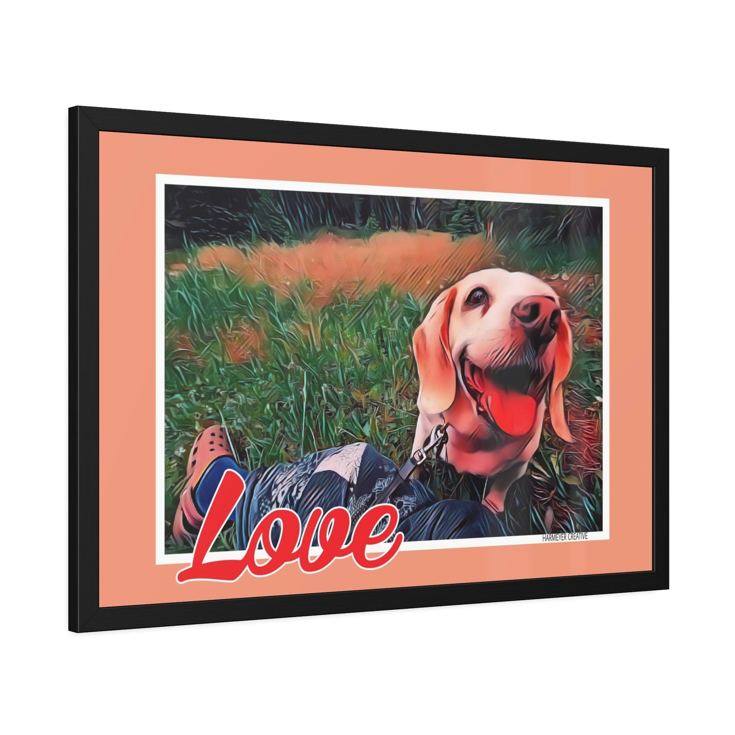 Framed Love Print