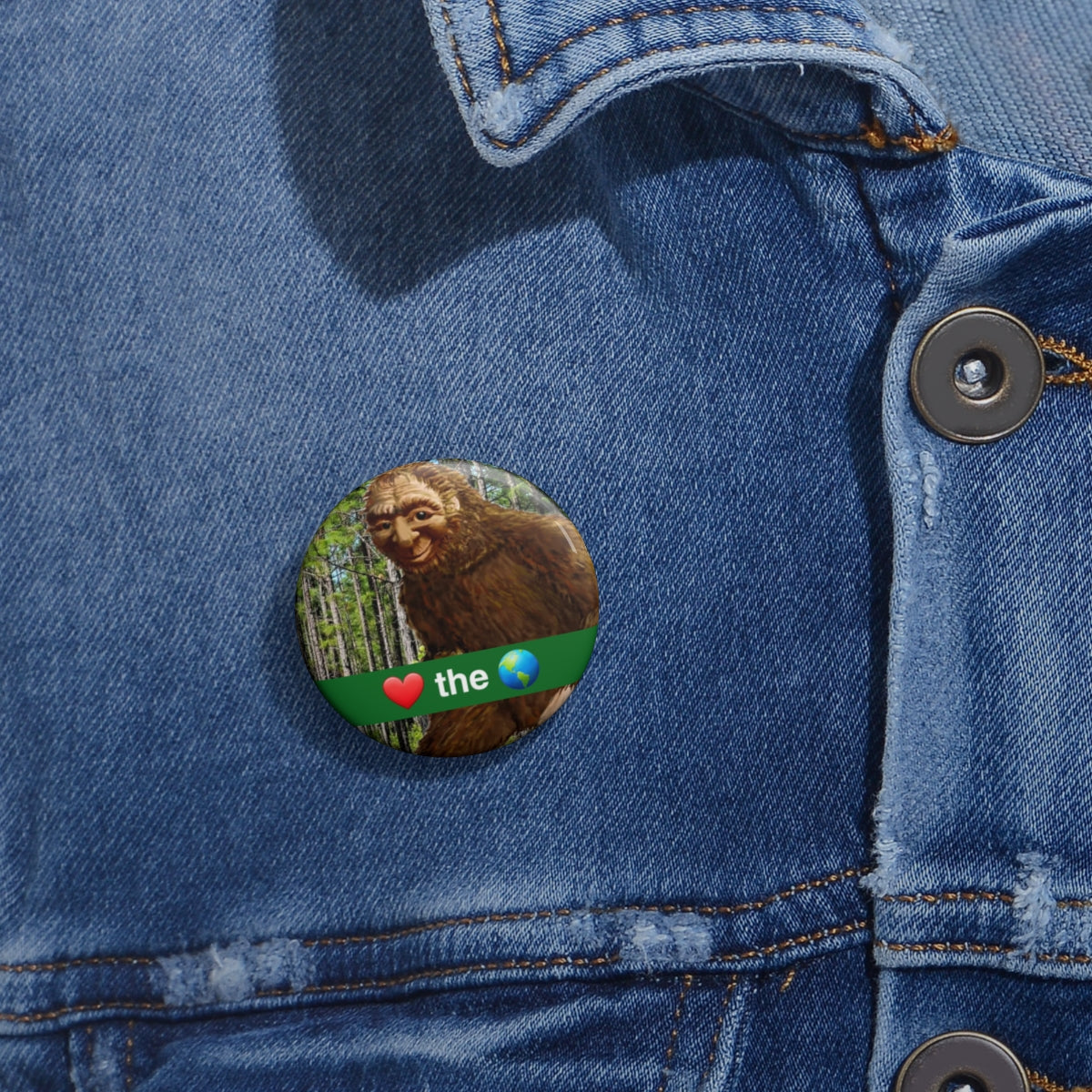 Bigfoot Pin Buttons