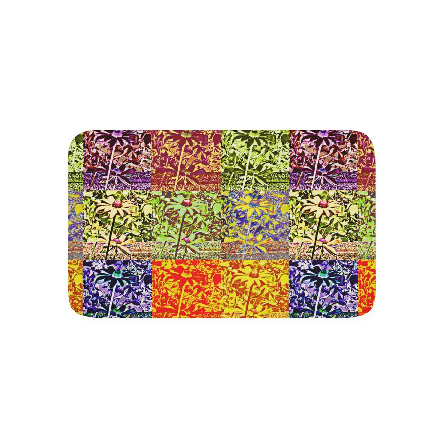 Kisatchie Daisies Memory Foam Bath Mat