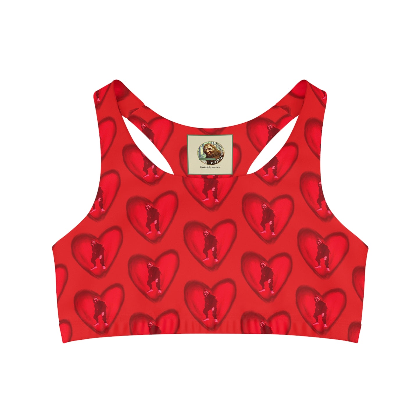 Bigfoot in My Heart Seamless Sports Bra