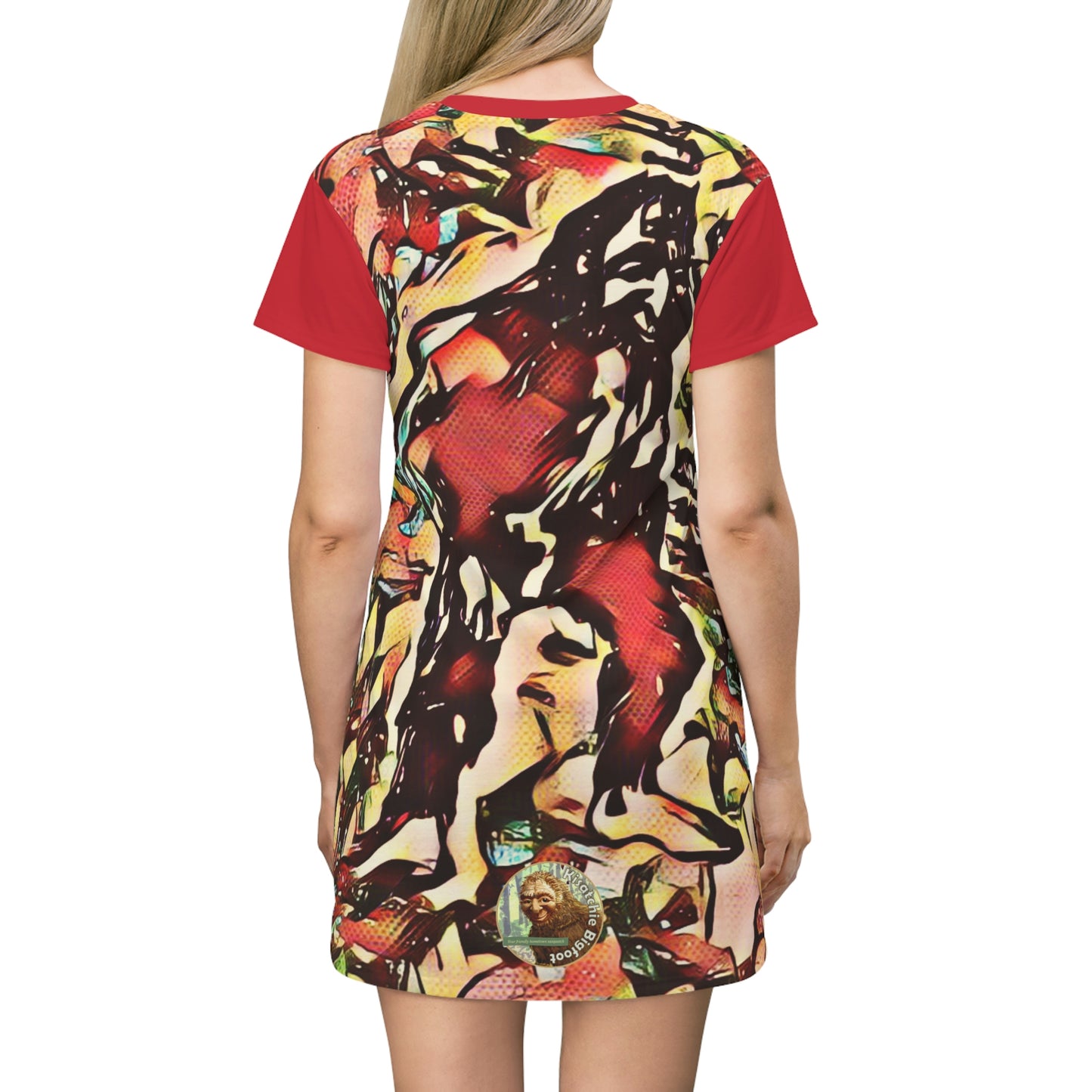 Bigfoot Emerges T-Shirt Dress