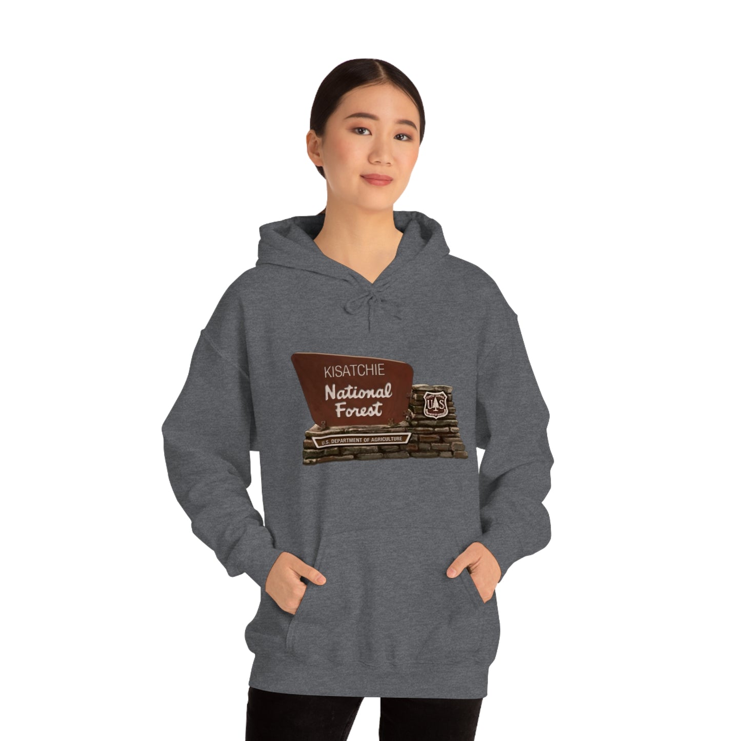 Unisex KNF Kisatchie Script Hoodie