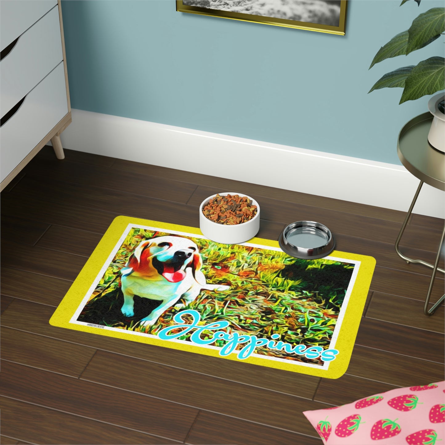 Good Dog "Happiness" Pet Food Mat