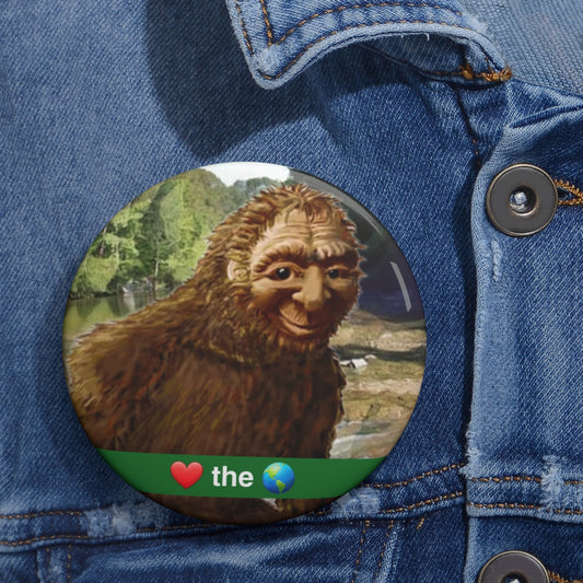 Bigfoot Pin Buttons