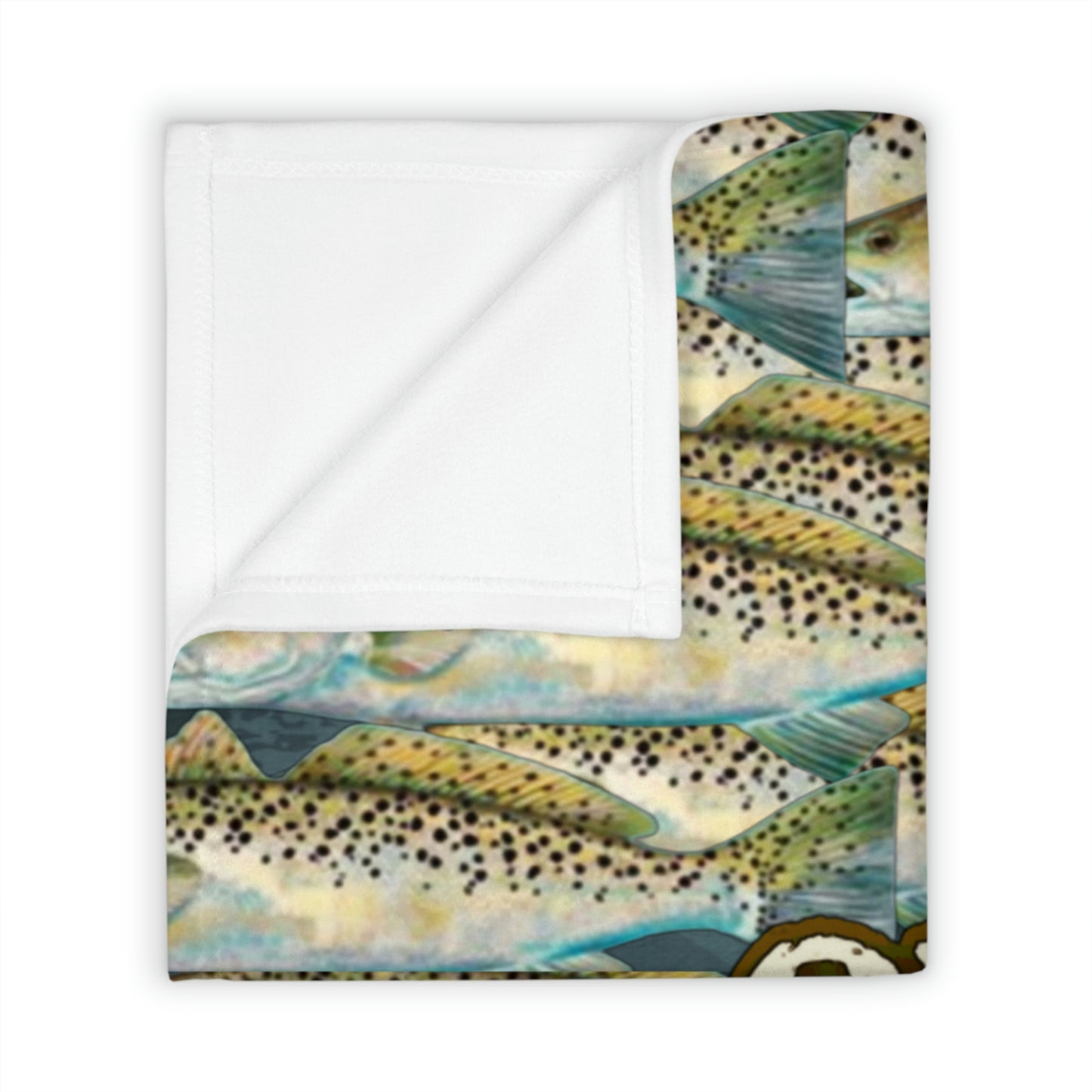 Speckled Trout Throw Blanket