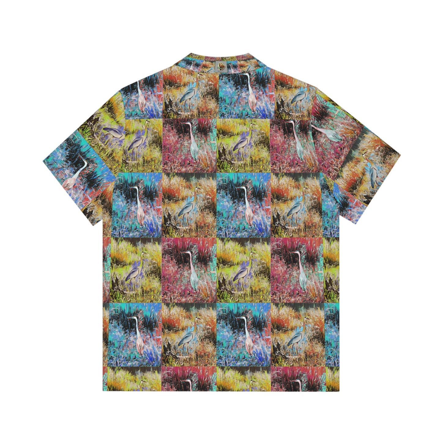 Men's Hawaiian Great Blue Heron Shirt