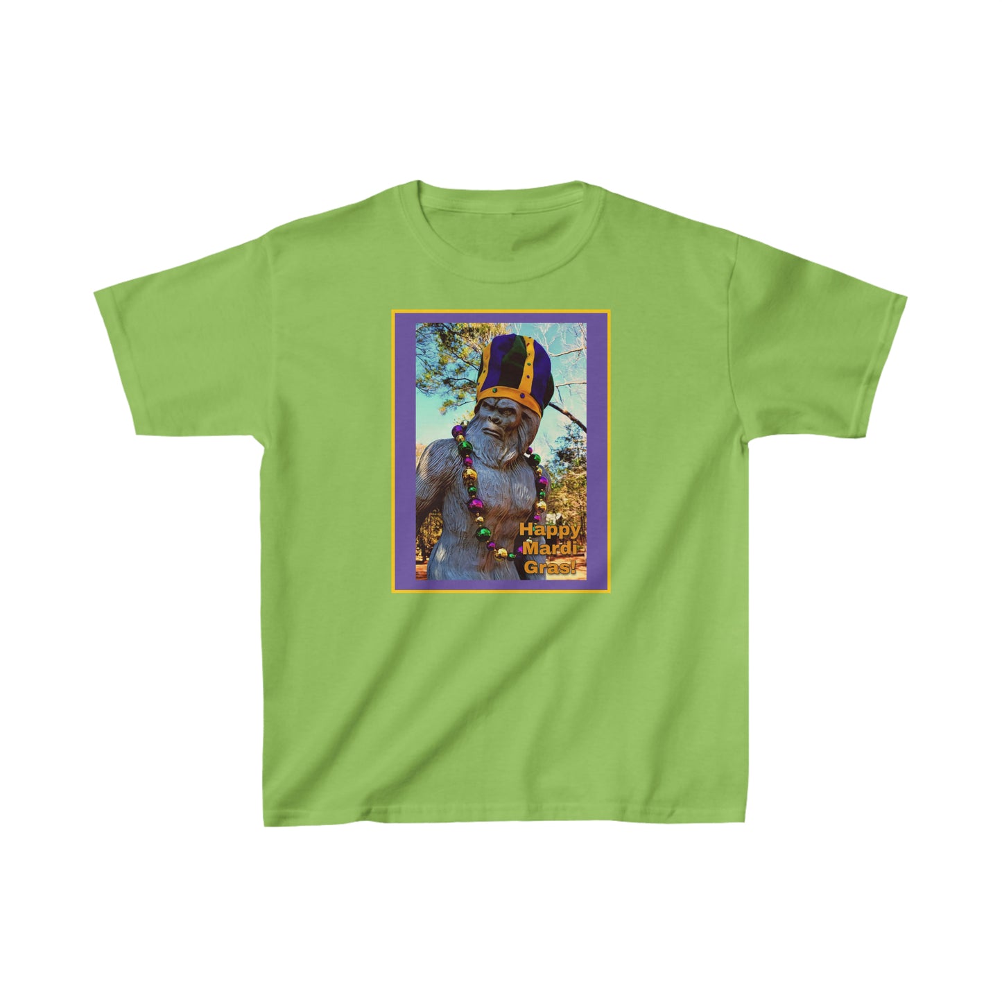 Bigfoot's Mardi Gras Kid's Heavy Cotton™ Tee