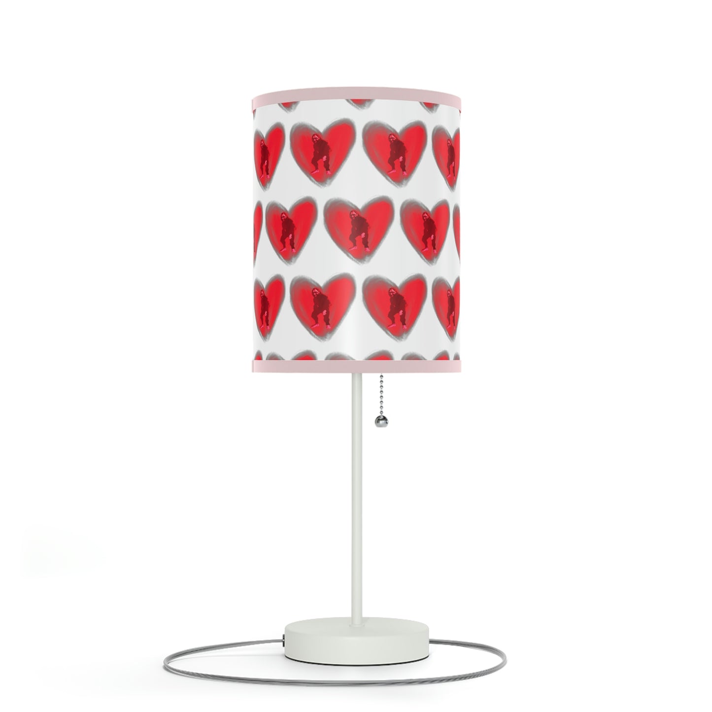 Bigfoot in My Heart Lamp on a Stand