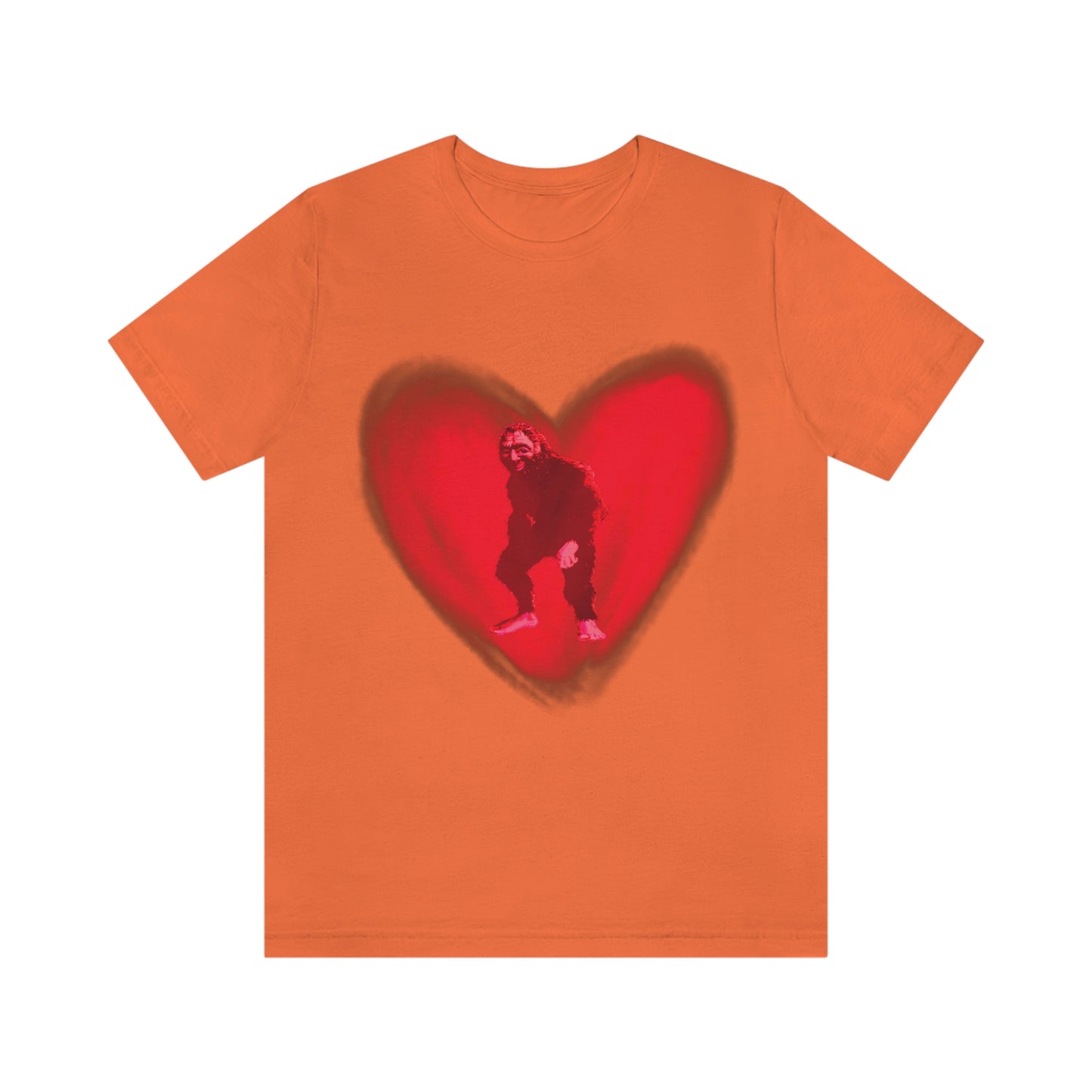 Unisex Bigfoot in My Heart Jersey Tee