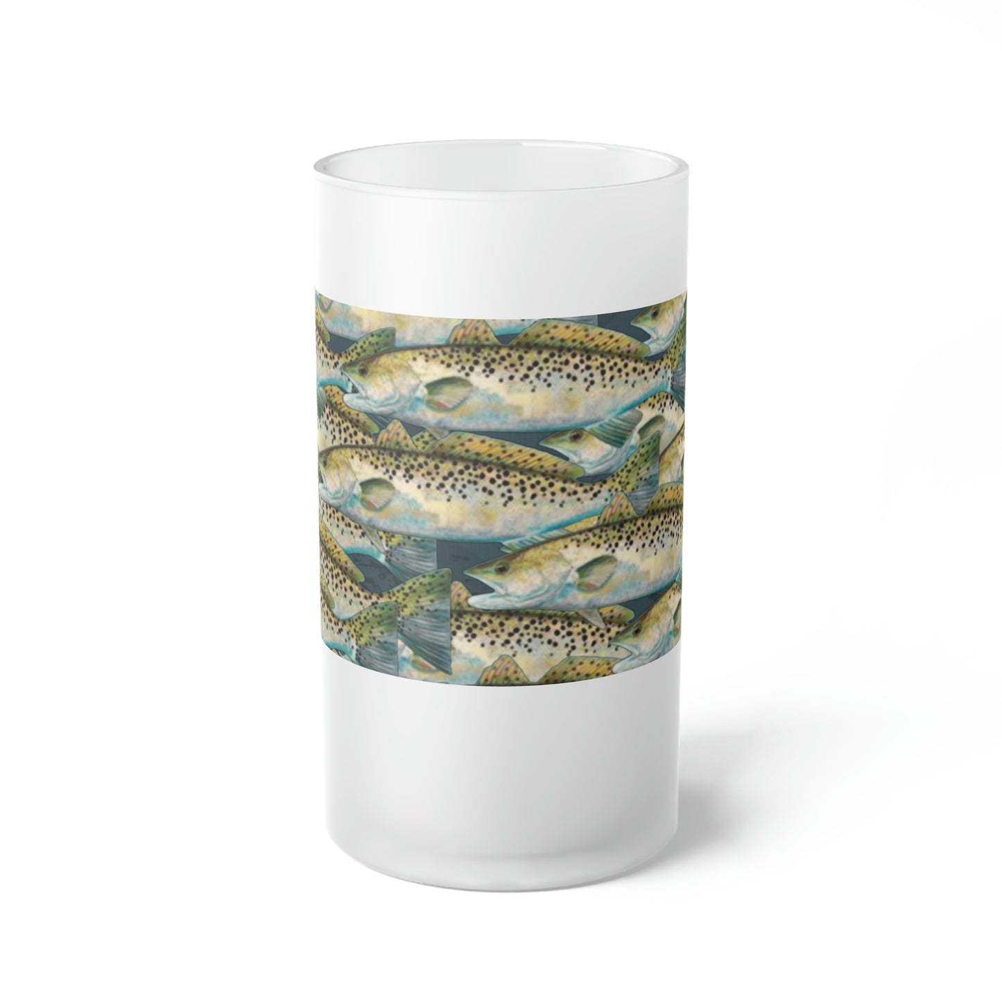 Frosted Speckled Trout Beer Mug