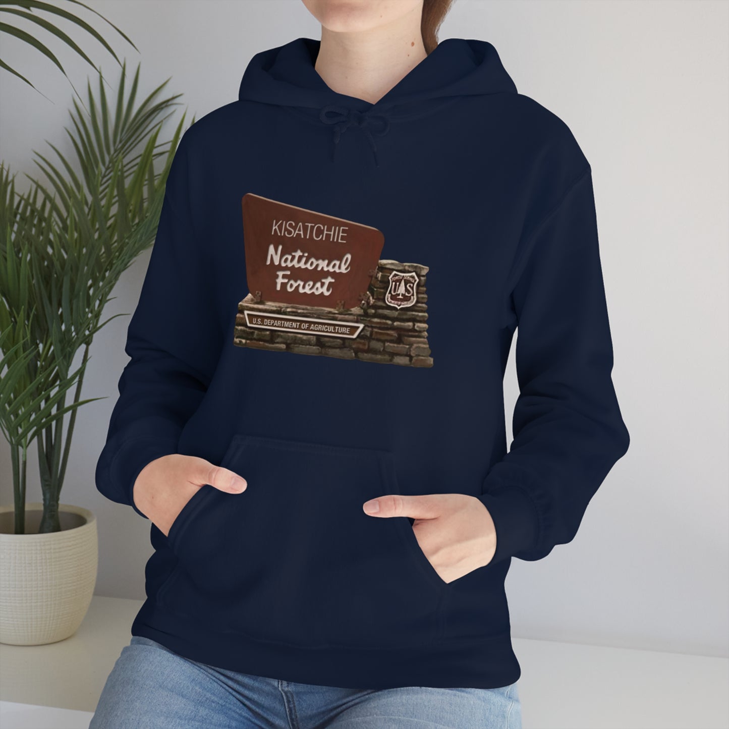 Unisex KNF Kisatchie Script Hoodie