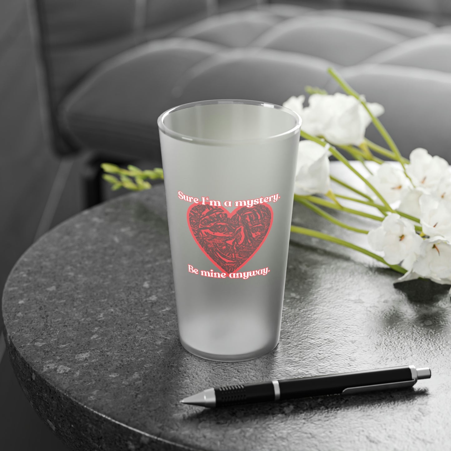 Bigfoot's Val Day Frosted Pint Glass, 16oz