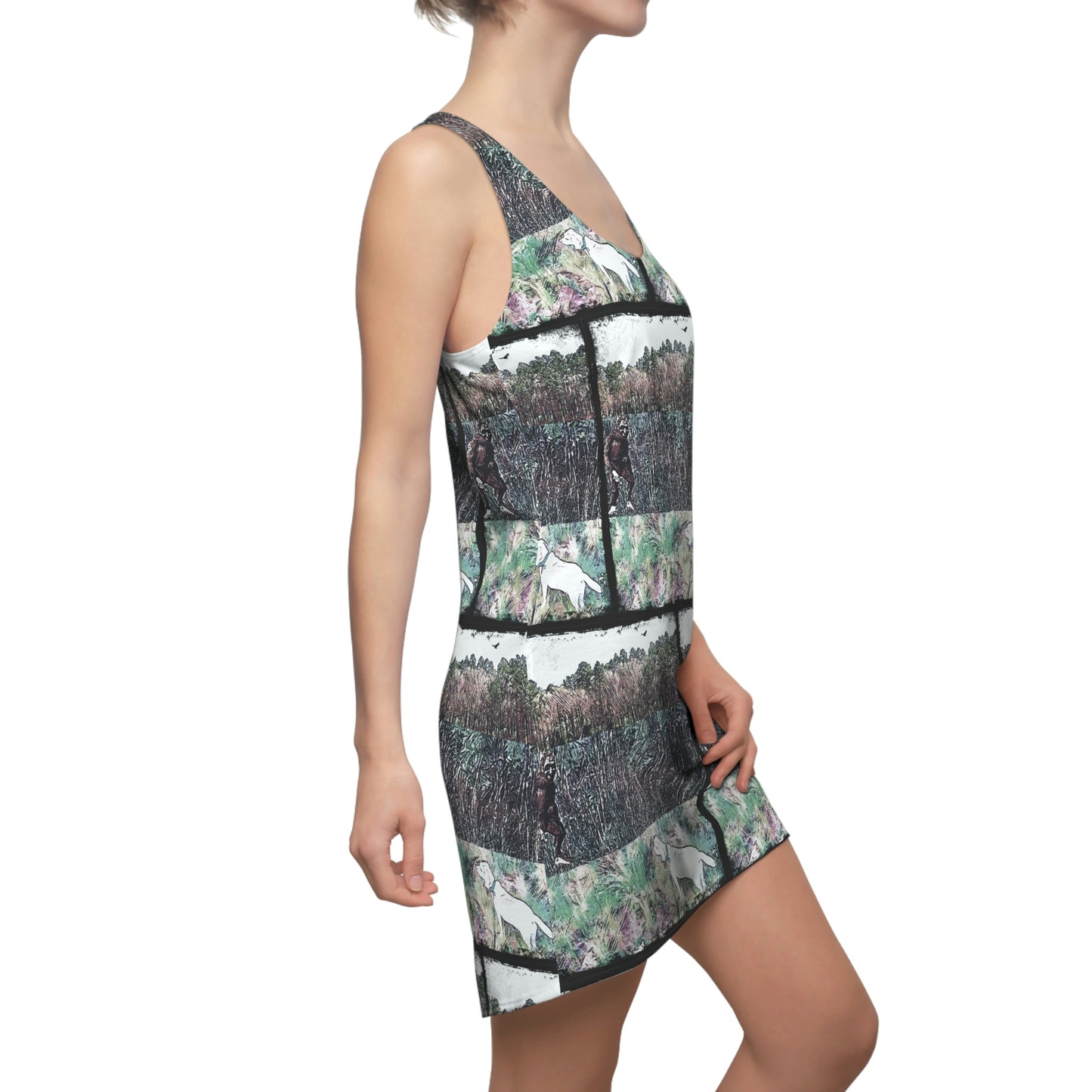 Bigfoot and Hound Racerback Dress