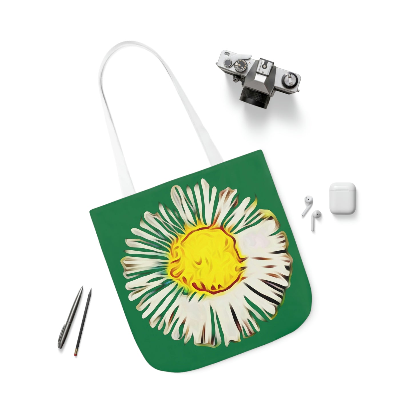 Kisatchie Wildflower Polyester Canvas Tote Bag