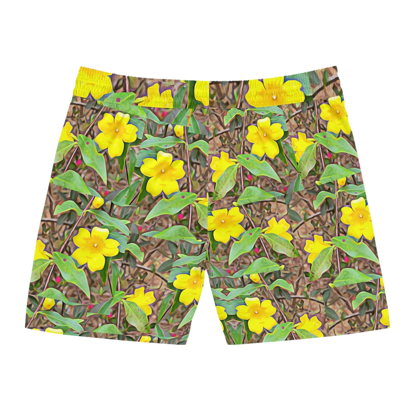 Men's Yellow Jessamine Swim Shorts